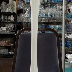 Elegant White Glass Vase